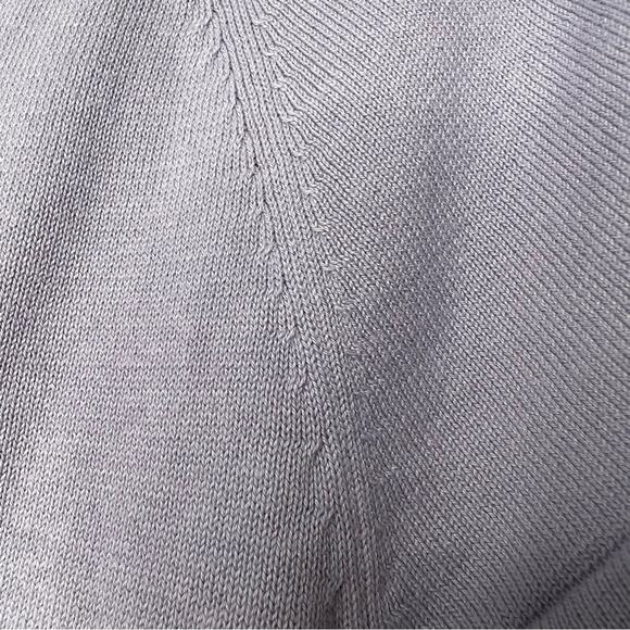 Y2K Haggar boxy baby doll knit blouse shirt light purple size medium - Picture 6 of 6